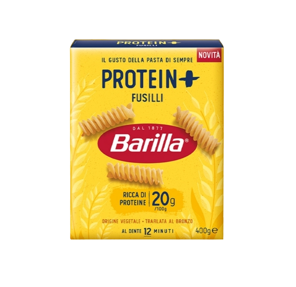 BARILLA PASTA DI SEMOLA PROTEIN + FUSILLI 400 GR (14 in a box)