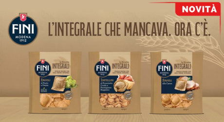 FINI STUFFED PASTA WHOLEMEAL TORTELLINI INTEGRALI RAW HAM & PARMESAN CHEESE 250 GR (8 in a box)