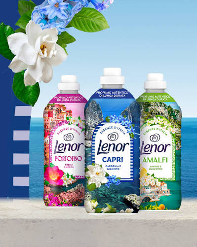 LENOR SOFTENER CONCENTRATED CAPRI 38 WASHES 798 ML (12 in a box)
