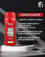 INTESA SHOWER SHAMPOO GEL MAN TONIFICANTE ALOE 250 ML (12 in a box)
