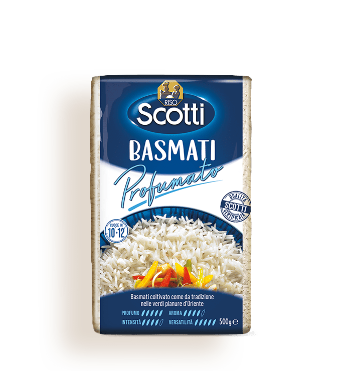 SCOTTI RICE BASMATI PROFUMATO 500 GR (12 in a box)