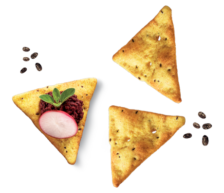 MISURA PROTEIN SFOGLIE CRACKERS WITH CHIA SEEDS 170 GR (10 in a box)