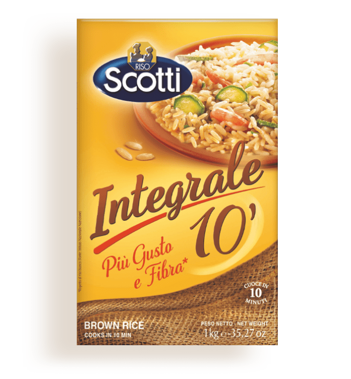 SCOTTI RICE WHOLEMEAL INTEGRALE 1 KG (10 in a box)