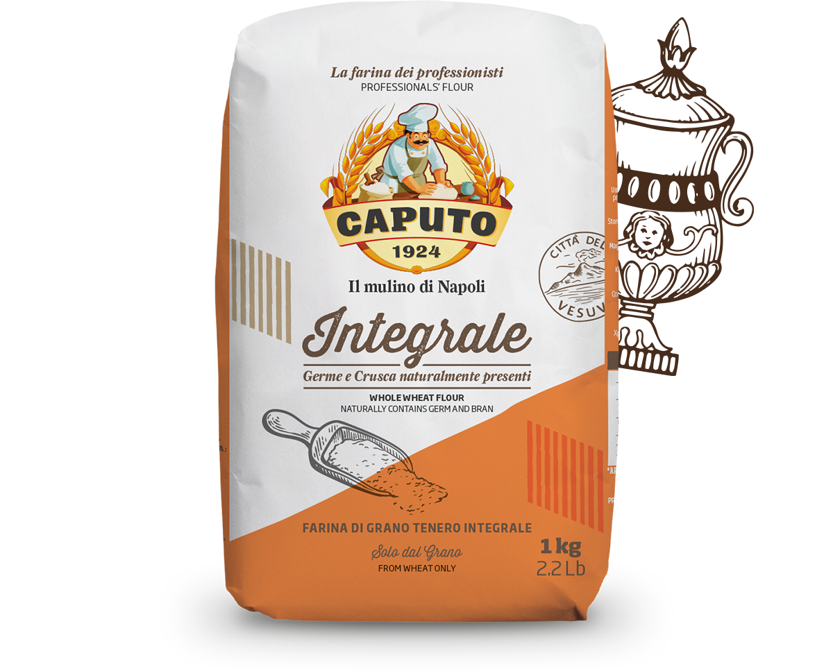 CAPUTO FLOURS WHOLEWHEAT 1 KG (10 in a box)