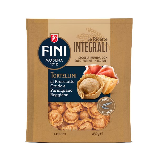 FINI STUFFED PASTA WHOLEMEAL TORTELLINI INTEGRALI RAW HAM & PARMESAN CHEESE 250 GR (8 in a box)