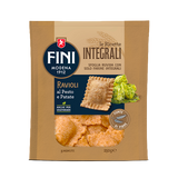 FINI STUFFED PASTA WHOLEMEAL RAVIOLI INTEGRALI PESTO & POTATOES  250 GR (8 in a box)