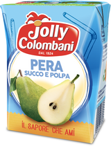 JOLLY COLOMBANI FRUIT JUICE PEAR BRICK 200 ML X3 (8 IN A BOX)