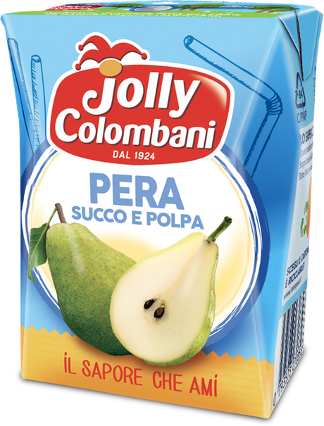 JOLLY COLOMBANI FRUIT JUICE PEAR BRICK 200 ML X3 (8 IN A BOX)
