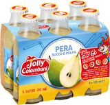 JOLLY COLOMBANI FRUIT JUICE PEAR GLASS 125 ML X6 (8 IN A BOX)