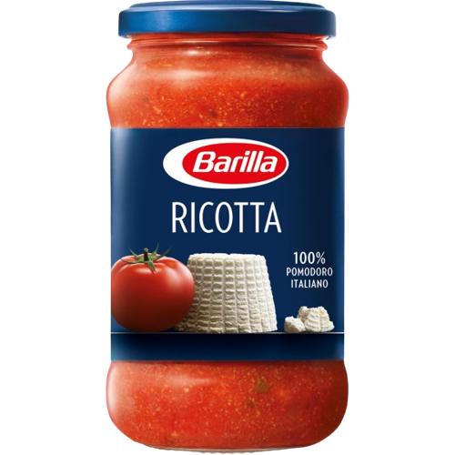 BARILLA PASTA SAUCE RICOTTA AND TOMATOES 400 GR (6 in a box)
