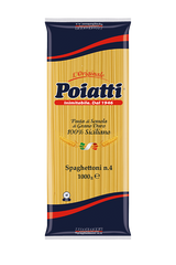 POIATTI PASTA DI SEMOLA SPAGHETTONI N.4 1 KG (12 in a box)