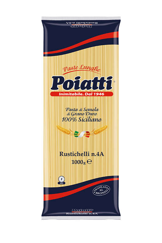 POIATTI PASTA DI SEMOLA RUSTICHELLI N.4A 1 KG (12 in a box)