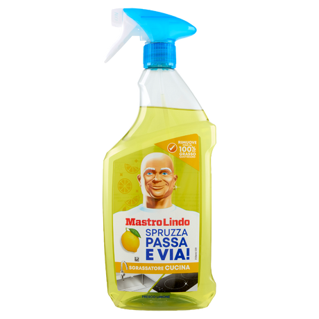 MASTRO LINDO DEGREASER KITCHEN LEMON SPRAY 800 ML (10 in a box)