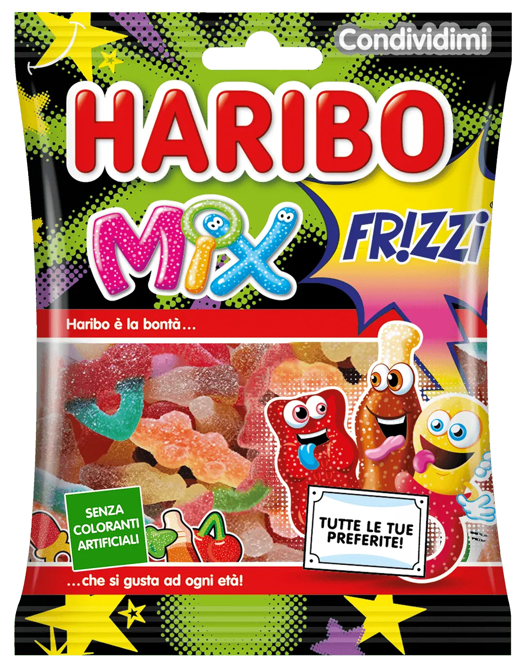 HARIBO CANDY MIX FRIZZI 175 GR (12 in a box)