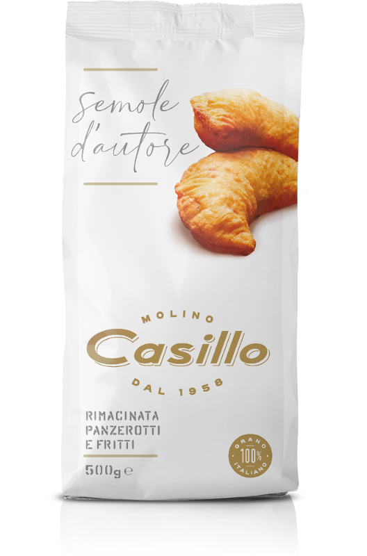 CASILLO FLOURS SEMOLA RIMACINATA PANZEROTTI E FRITTI 500 GR (10 in a box)