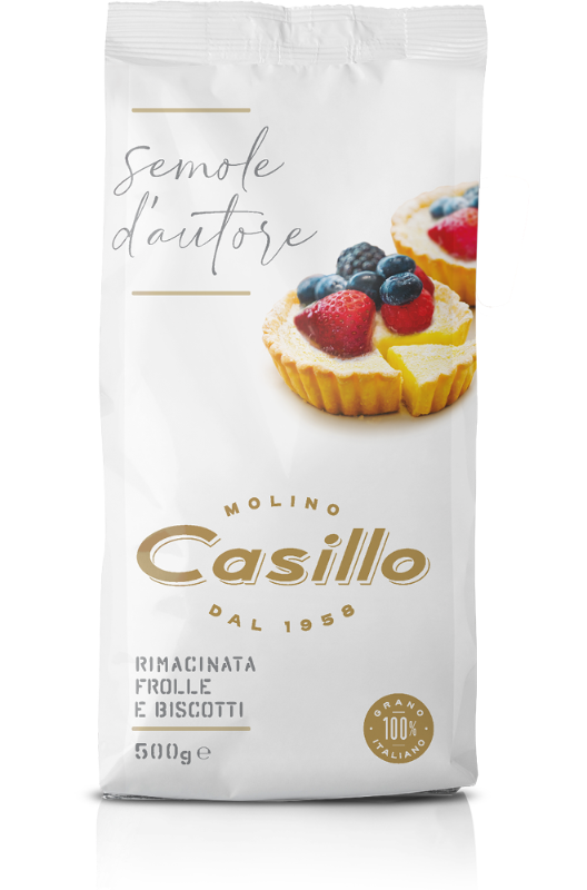 CASILLO FLOURS SEMOLA RIMACINATA FROLLE E BISCOTTI 500 GR (10 in a box)