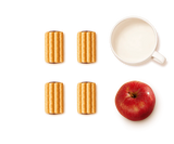 MULINO BIANCO BISCOTTI NASCONDINI 600 GR (12 in a box)
