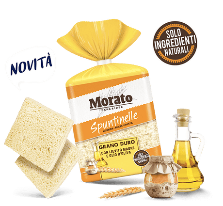 MORATO BREAD SPUNTINELLE GRANO DURO 400 GR (10 in a box)