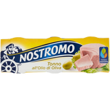 NOSTROMO TUNA IN OLIVE OIL TIN 70 GR X3 (20 in a box)