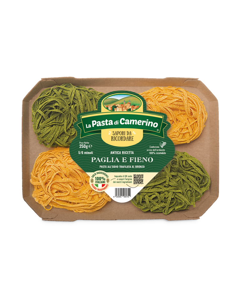 CAMERINO PASTA ALL'UOVO PAGLIA E FIENO 250 GR (12 IN A BOX)