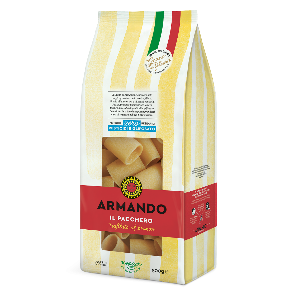 ARMANDO PASTA DI SEMOLA IL PACCHERO 500 GR (6 in a box)