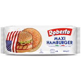 ROBERTO BREAD MAXI HAMBURGER WITH SESAM SEEDS X4 300 GR (7 in a box)