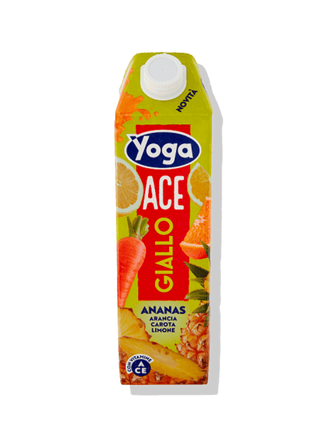 YOGA LINEA FRUIT JUICE ACE GIALLO BRICK 1 LT (6 IN A BOX)