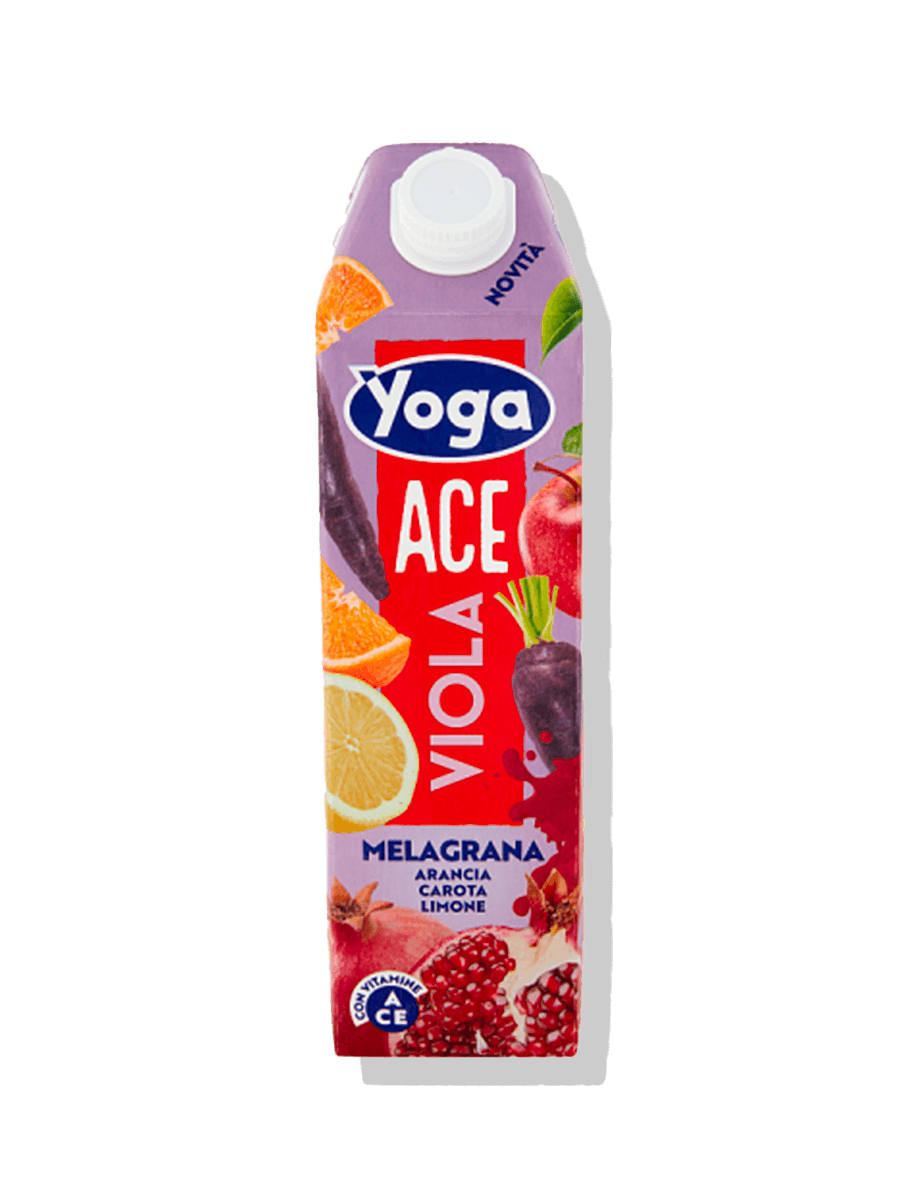 YOGA LINEA FRUIT JUICE ACE VIOLA BRICK 1 LT (6 IN A BOX)