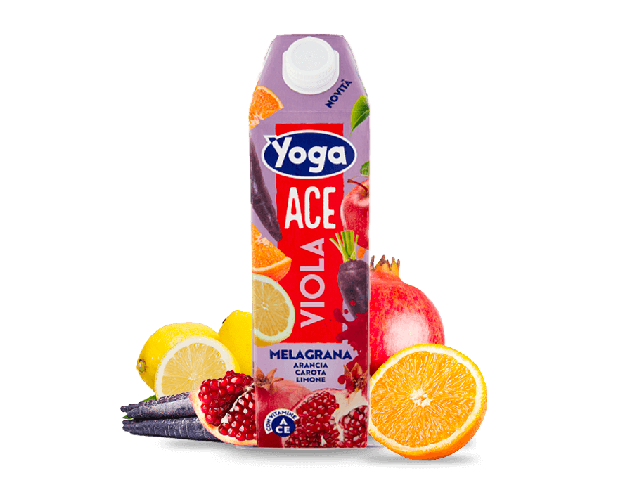 YOGA LINEA FRUIT JUICE ACE VIOLA BRICK 1 LT (6 IN A BOX)