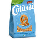 COLUSSI BISCOTTI FROLLINI TONDORLE MIELE E MANDORLE CARAMELLATE 500 GR (8 in a box)