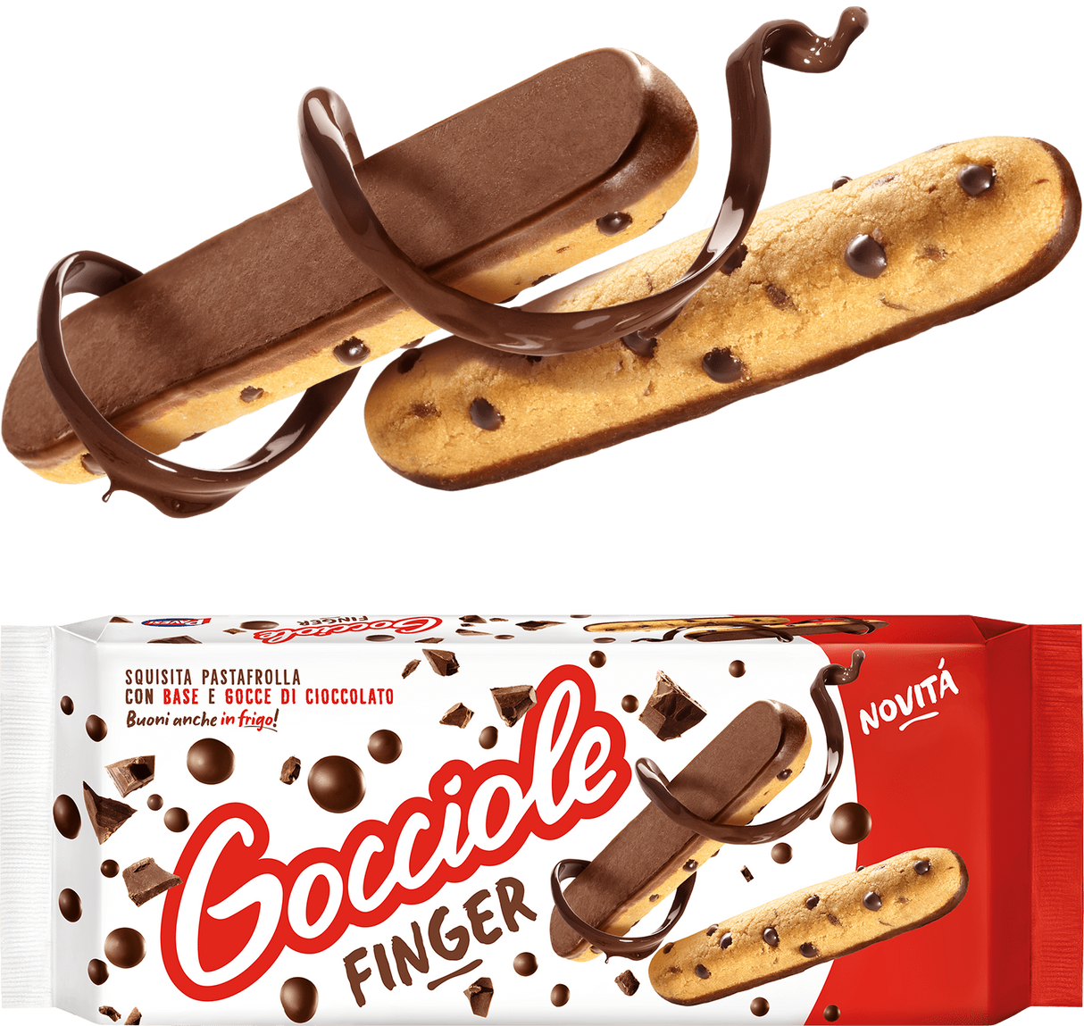 PAVESI BISCOTTI GOCCIOLE FINGER 120 GR (12 in a box)