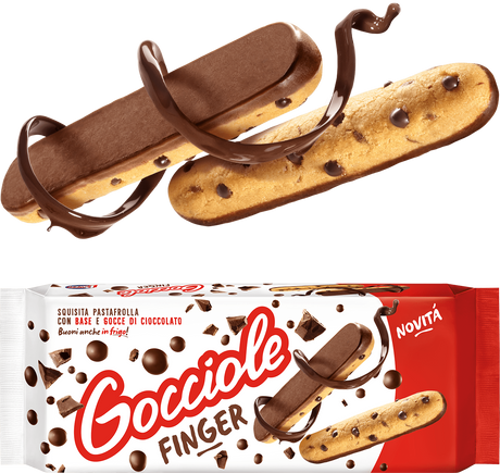 PAVESI BISCOTTI GOCCIOLE FINGER 120 GR (12 in a box)