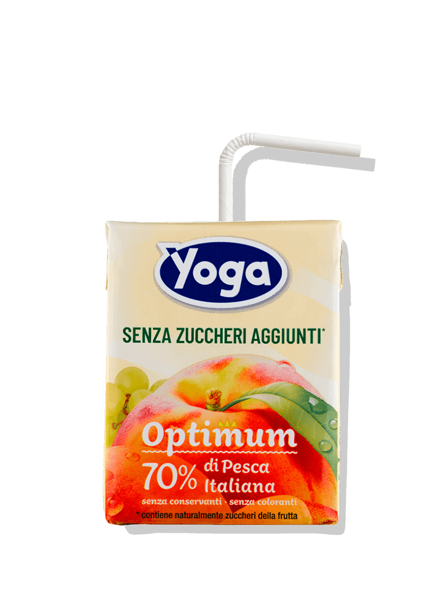 YOGA OPTIMUM SUGAR FREE FRUIT JUICE PEACH BRICK 200 ML X3 (8 in a box)