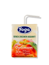 YOGA OPTIMUM SUGAR FREE FRUIT JUICE PEACH BRICK 200 ML X3 (8 in a box)