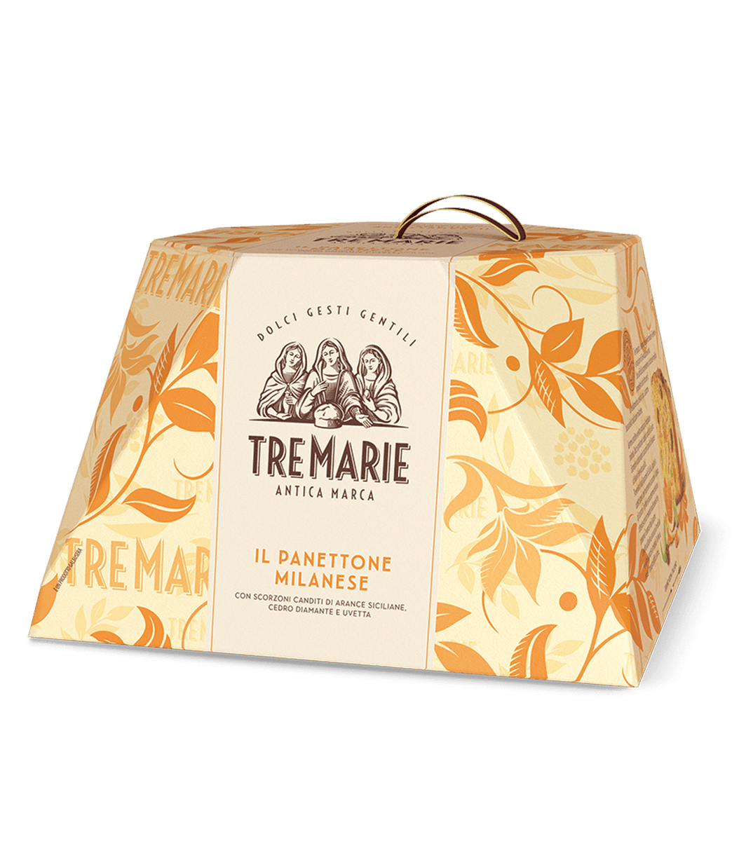 TRE MARIE PANETTONE MILANESE CLASSICO 1 KG (1 in a box) - SMALL QUANTI ...