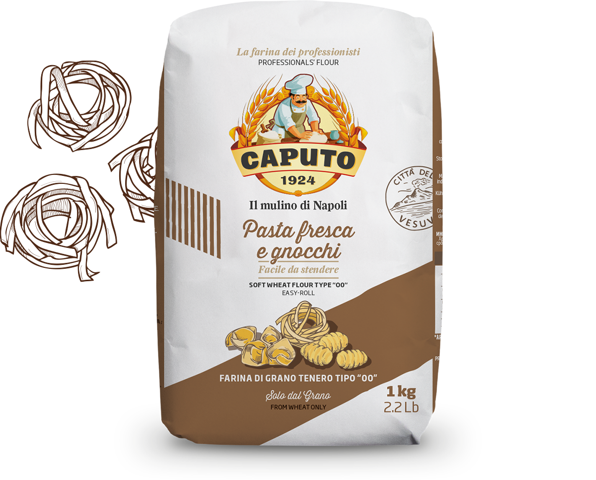 CAPUTO FLOURS PASTA FRESCA E GNOCCHI TYPE "00" 1 KG (10 IN A BOX)