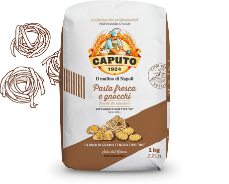 CAPUTO FLOURS PASTA FRESCA E GNOCCHI TYPE "00" 1 KG (10 IN A BOX)