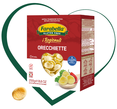 FARABELLA PASTA GLUTEN FREE ORECCHIETTE 250 GR (12 IN A BOX)
