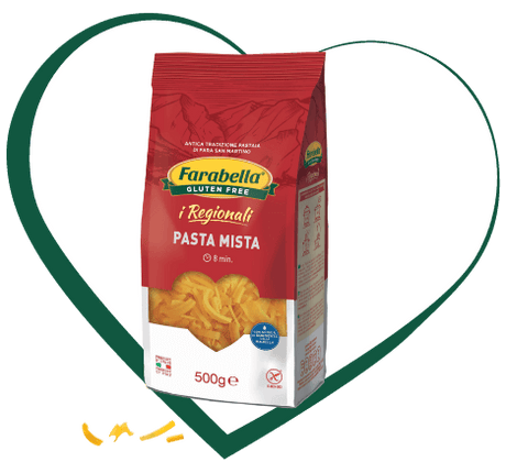 FARABELLA PASTA GLUTEN FREE PASTA MISTA 500 GR (12 IN A BOX)