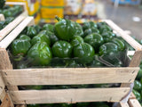 FRESH VEGETABLES PEPPERS TOPEPO GREEN £3.87 AL KG (APPROX 6.5 KG) - ONLY LONDON AREA