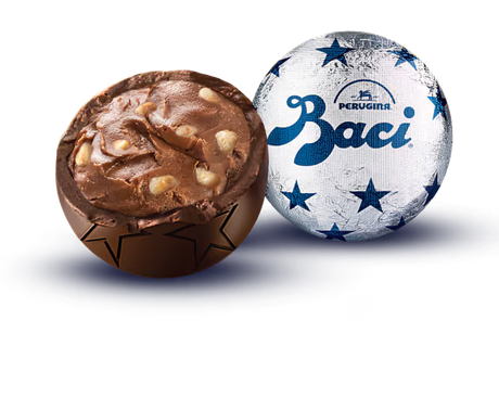 PERUGINA BACI PRALINES PERLE DARK CHOCOLATE BAG 154 GR (12 in a box)