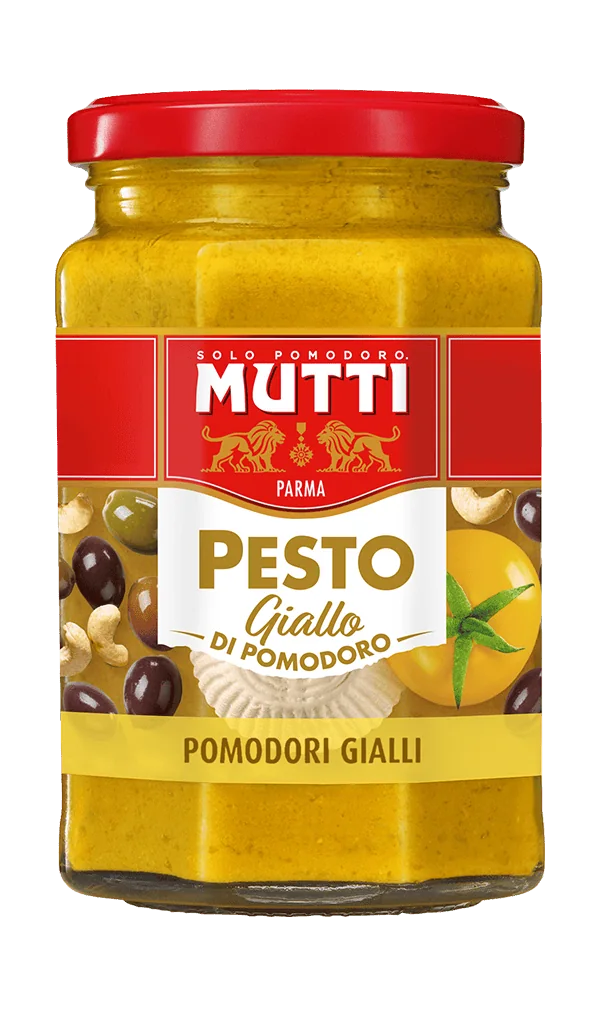 MUTTI PESTO YELLOW OF TOMATOES 180 GR ( 12 in a box)