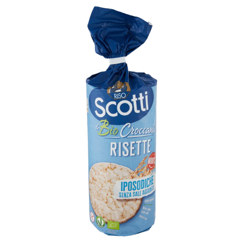 SCOTTI RISETTE BIO CROCCANTI IPOSODICHE 150 GR (12 in a box)