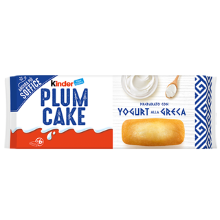 KINDER SNACK PLUMCAKE YOGURT GREEK X6 192 GR (15 in a box)
