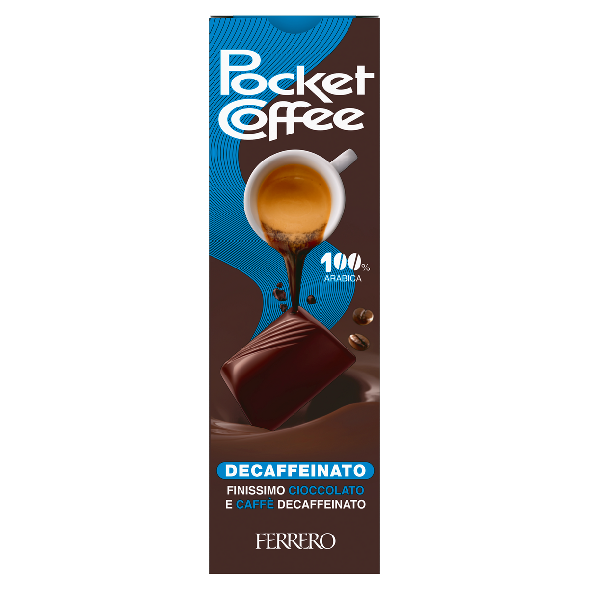 FERRERO  POCKET COFFEE PRALINES ESPRESSO DECAFFEINATED T5 62 GR (12 in a box)