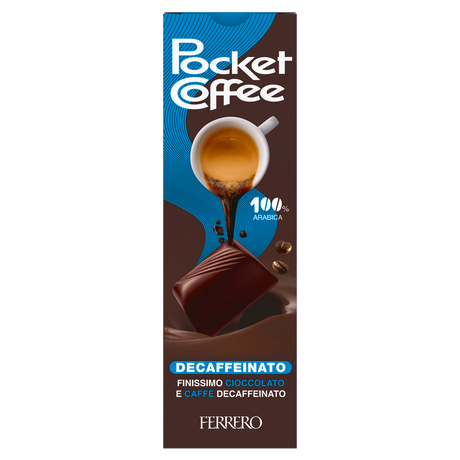 FERRERO  POCKET COFFEE PRALINES ESPRESSO DECAFFEINATED T5 62 GR (12 in a box)