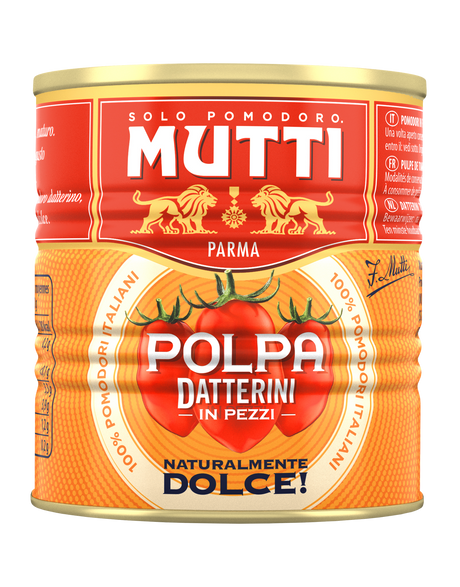 MUTTI POLPA DI POMODORO DATTERINI X2 TIN 440 GR (12 in a box)