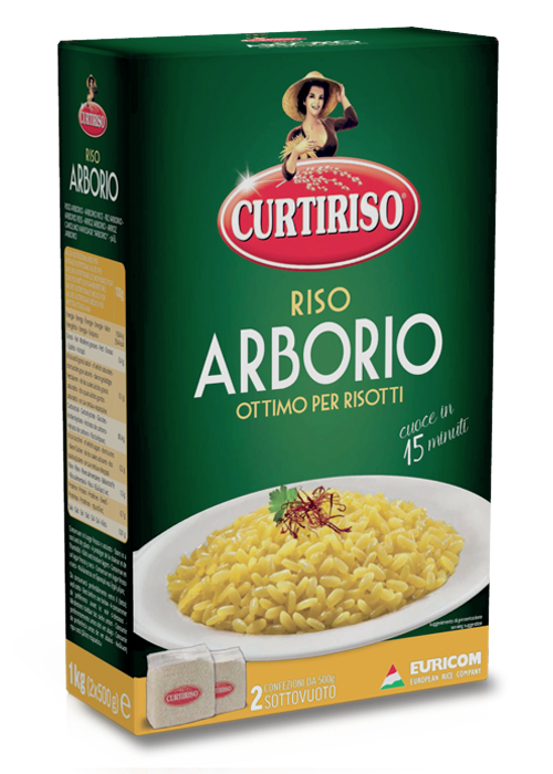 CURTIRISO RICE ARBORIO 1 KG (10 in a box)
