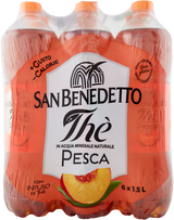 SAN BENEDETTO TEA PEACH PET 1.5 LT (6 in a box)