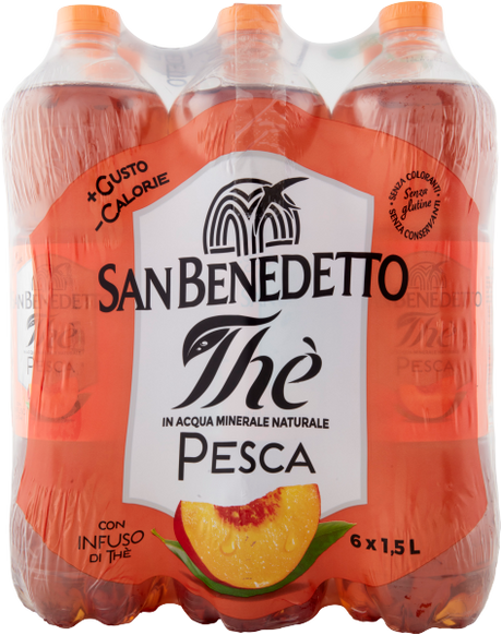 SAN BENEDETTO TEA PEACH PET 1.5 LT (6 in a box)
